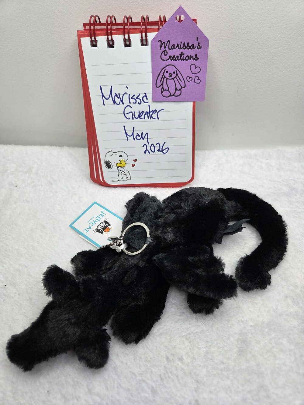 NWT Customized Jellycat Dragon Bag Charm "Blinky"